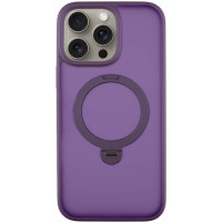 TPU+PC чохол Metal Buttons with MagSafe Colorful HQ Ring для Apple iPhone 15 Pro Max (6.7'')