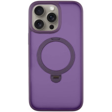 TPU+PC чохол Metal Buttons with MagSafe Colorful HQ Ring для Apple iPhone 15 Pro Max (6.7'')